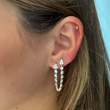 Connecting Drop Chain Earrings